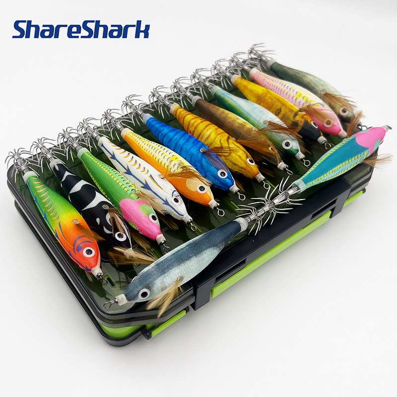 Fishing Lure Kit - طعم صيد السمك شيرشارك 14 قطعة،