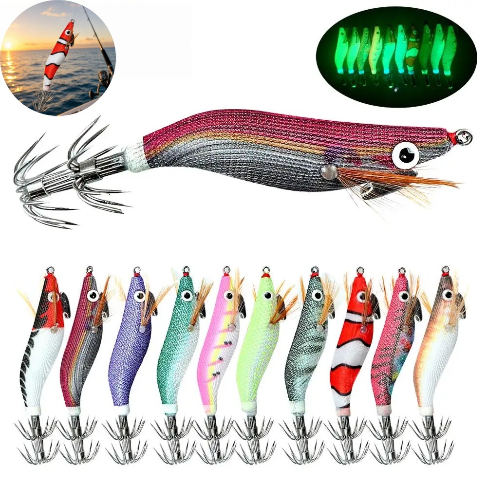 طُعم صيد الحبار المضيء، طُعم ص - مراجعة Fishing Lure Jig وسعره