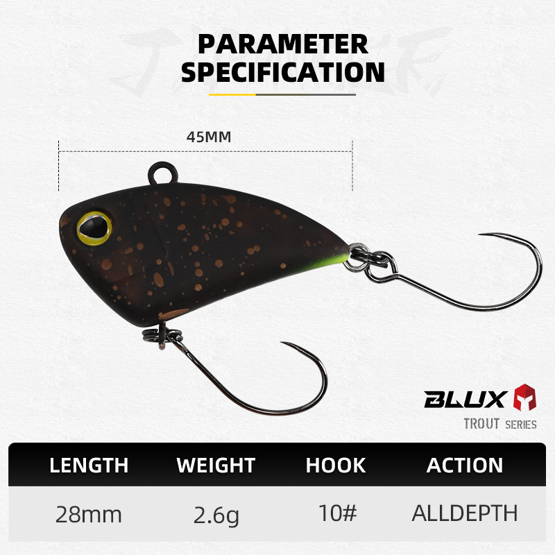 BLUX Tapdancer 28 مللي متر 2.6 - مراجعة Fishing Lure Crankbait وسعره