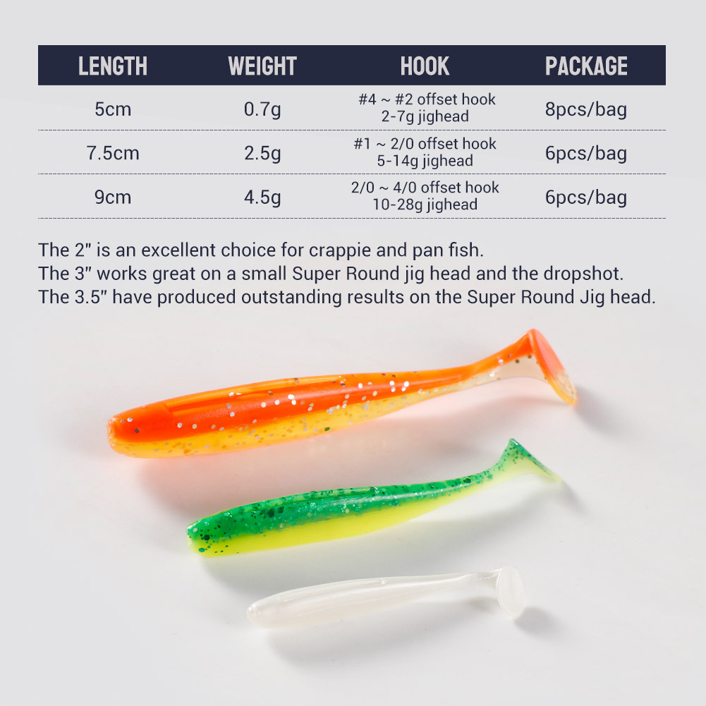 Noeby-لينة سيليكون إغراء مع t- - مراجعة Fishing Lure Soft Plastic وسعره