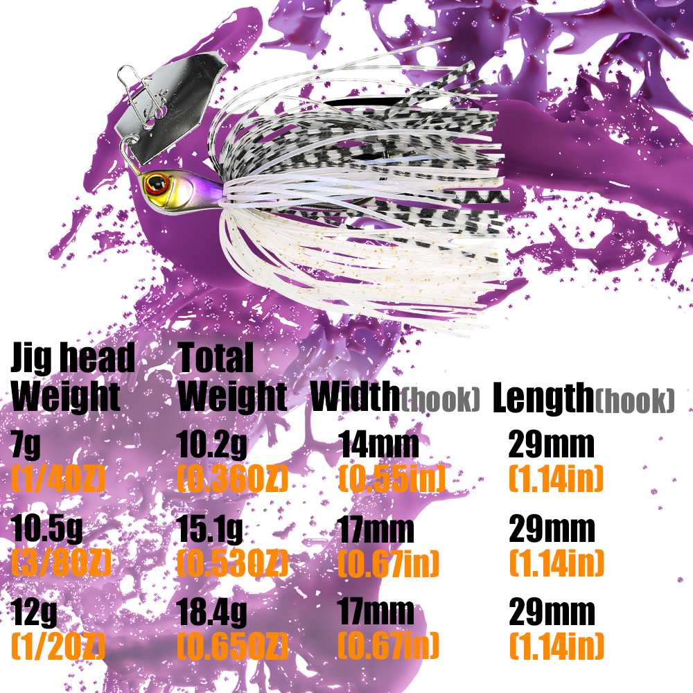 B & U-طعم إغراء الصيد الثرثرة  - مراجعة Fishing Lure Blade Bait وسعره