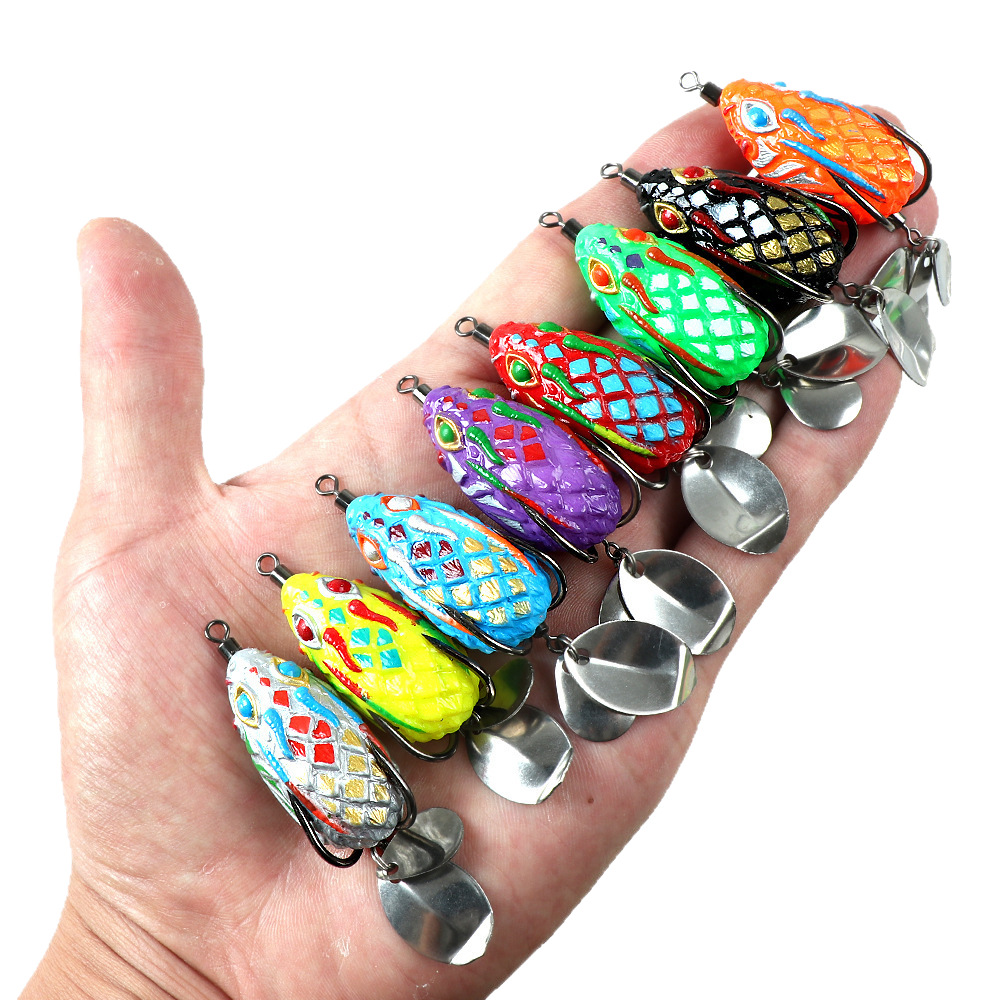 4 سم/5.8 جرام 1 قطعة/8 قطع طُع - مراجعة Fishing Lure Blade Bait وسعره