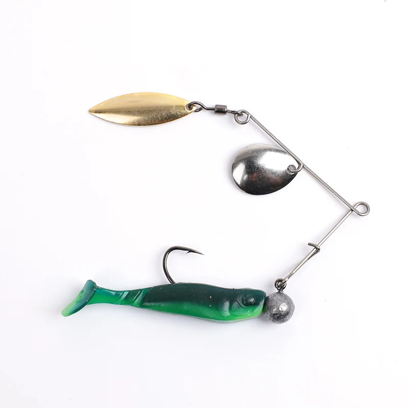 OUTKIT 5 قطعة 2.5 جرام سبينر ا - مراجعة Fishing Lure Buzzbait وسعره