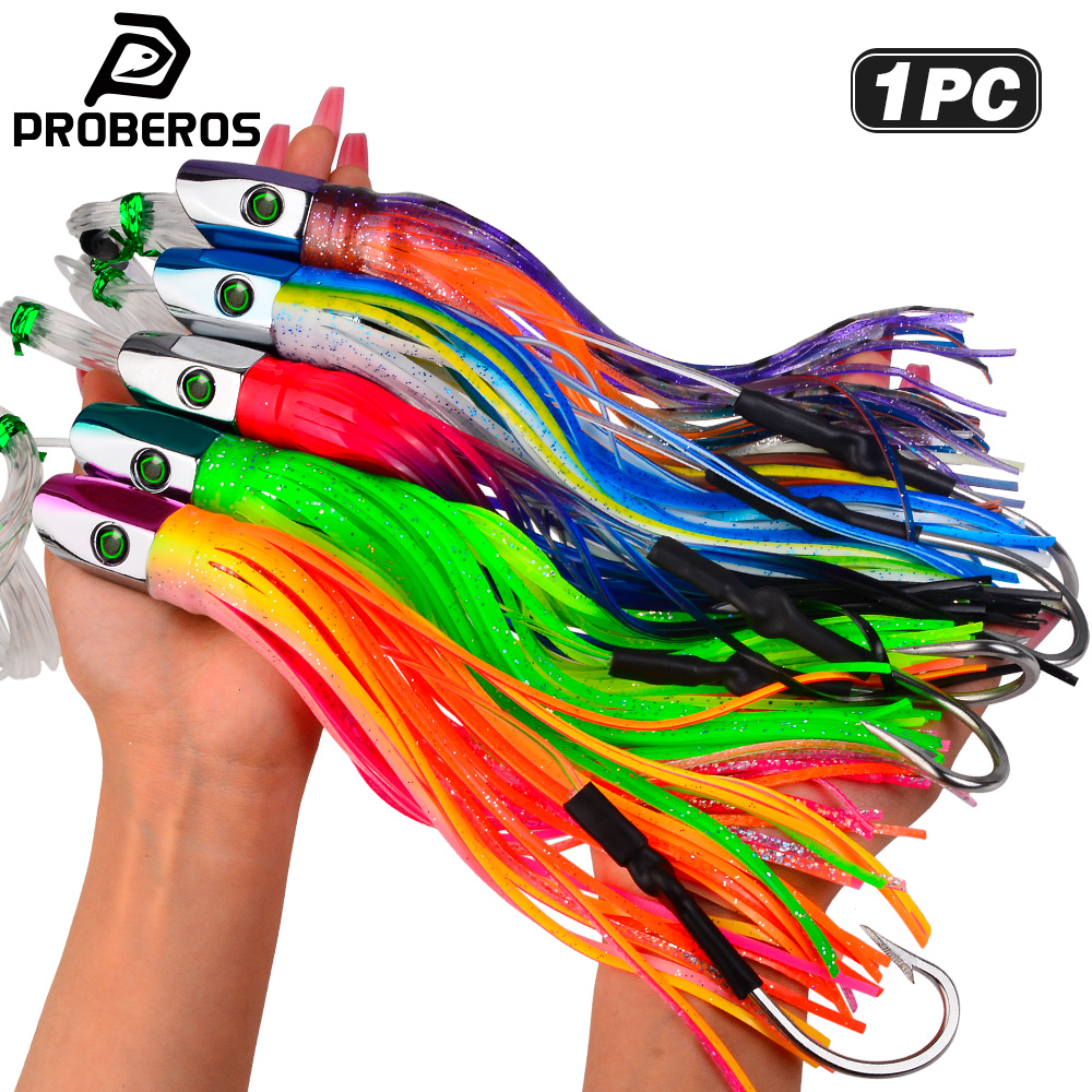 PROBEROS قطعة واحدة 85g102g 11 - مراجعة Fishing Lure Buzzbait وسعره