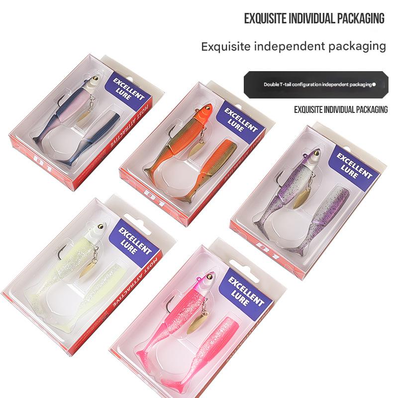 طُعم صيد ناعم (سويم بيت) قطعة  - مراجعة Fishing Lure Blade Bait وسعره
