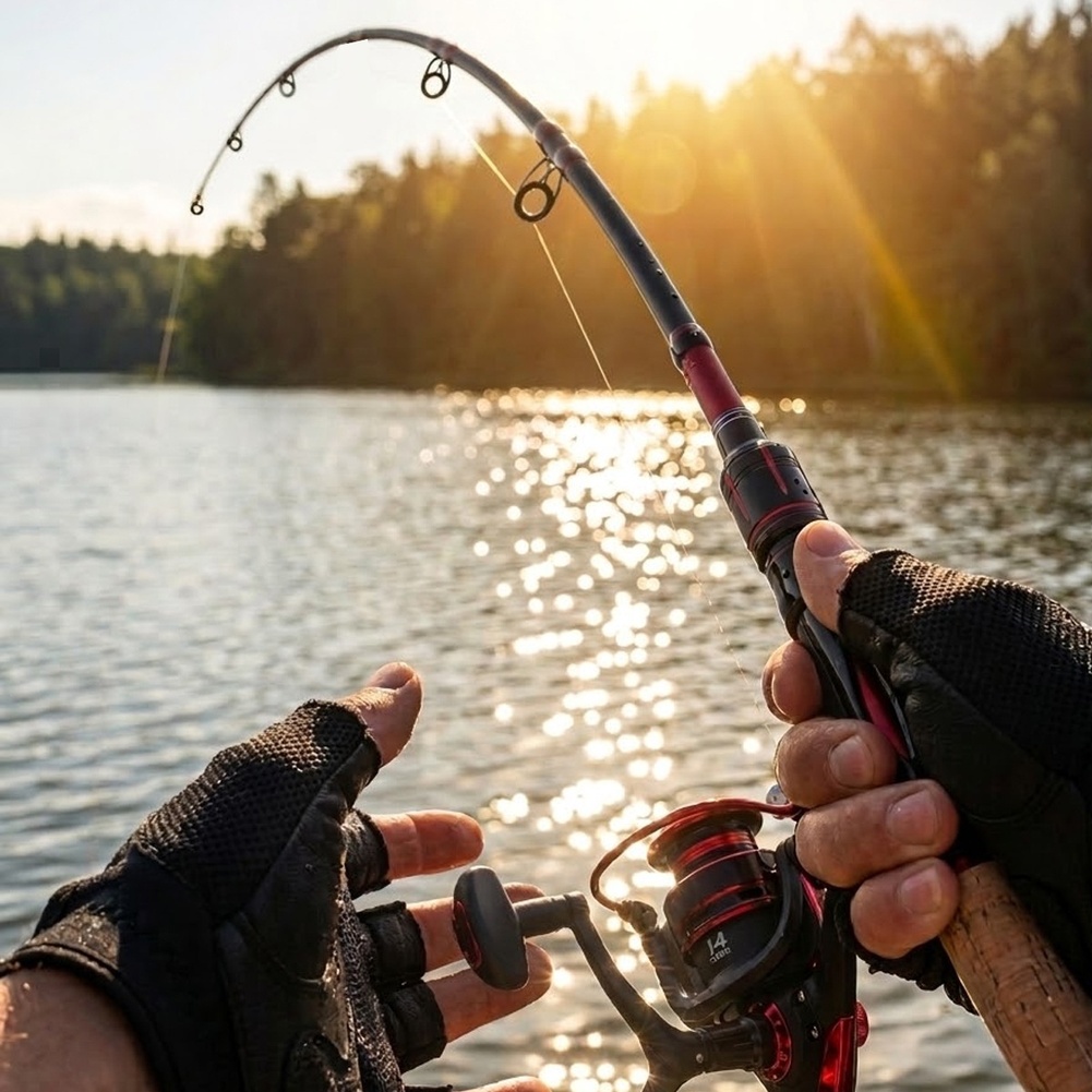قصبة صيد من ألياف الكربون خفيف - مراجعة Fishing Lure Box وسعره
