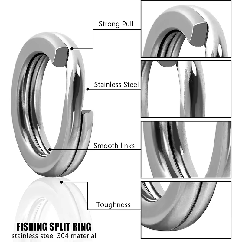 حلقات صيد من الفولاذ المقاوم ل - مراجعة Fishing Lure Kit وسعره