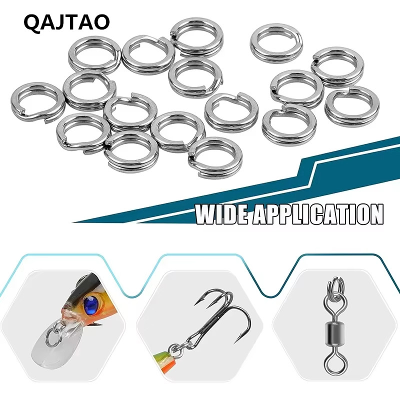 حلقات صيد من الفولاذ المقاوم ل - مراجعة Fishing Lure Kit وسعره