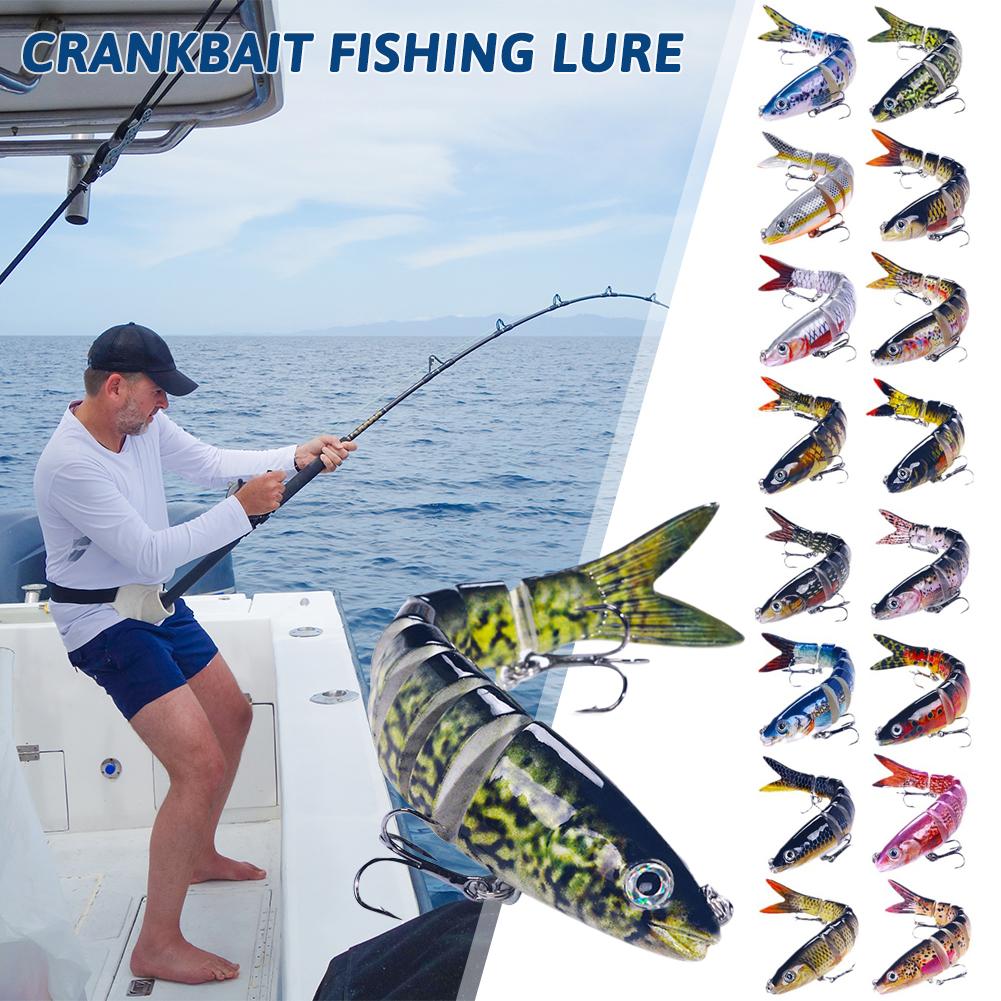 طعم صيد متعدد المفاصل بطول 13  - مراجعة Fishing Lure Crankbait وسعره