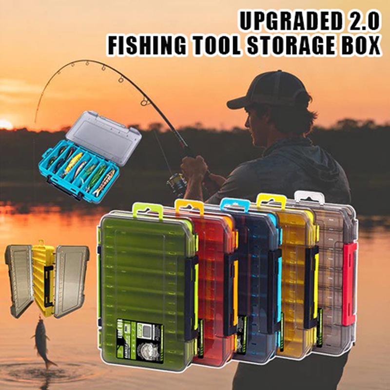 صندوق أدوات صيد مدمج ذو وجهين  - مراجعة Fishing Lure Box وسعره
