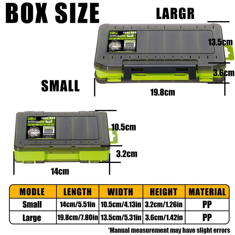 صندوق أدوات صيد مدمج ذو وجهين  - مراجعة Fishing Lure Box وسعره
