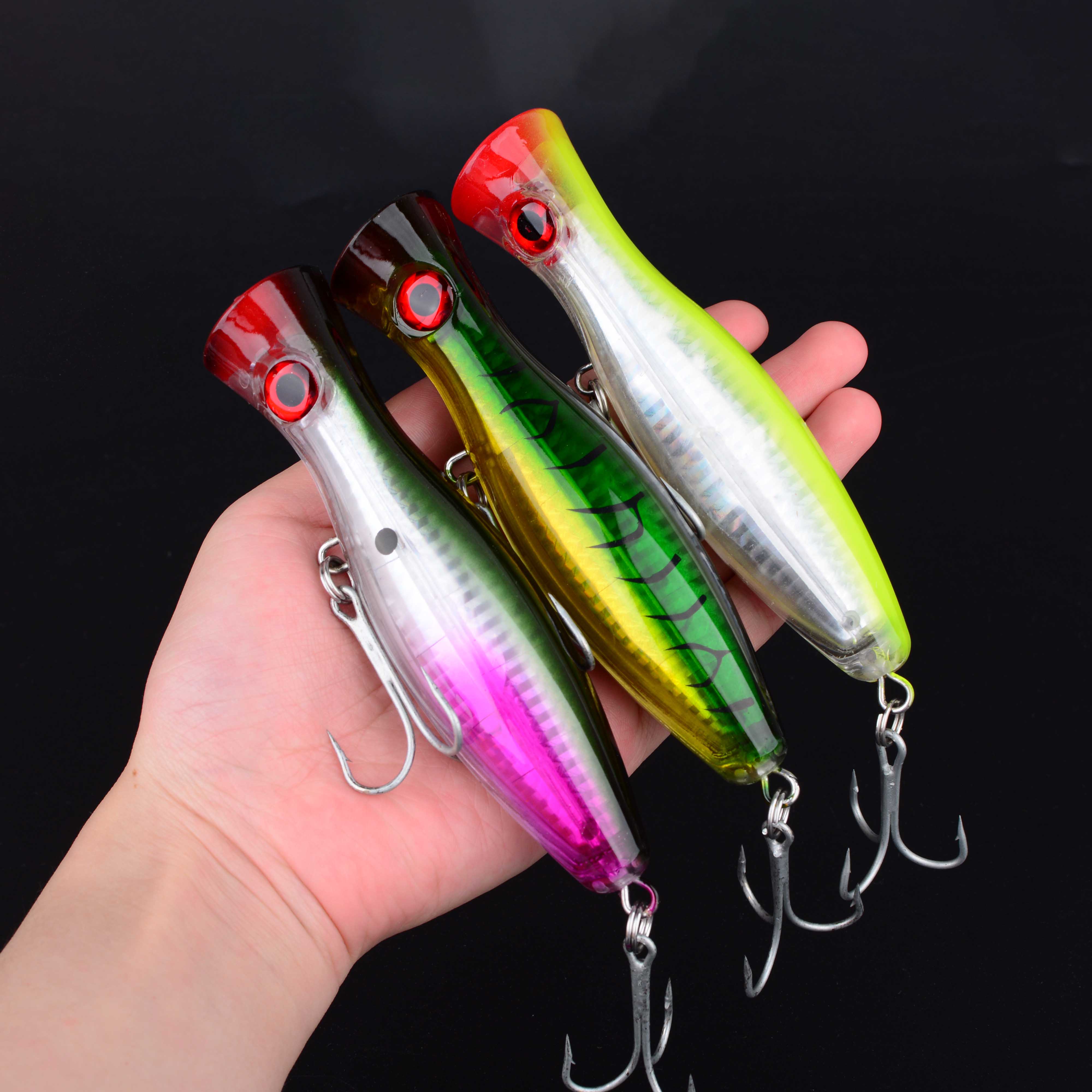 1 قطعة طعم صيد صناعي كبير من ن - مراجعة Fishing Lure Topwater وسعره