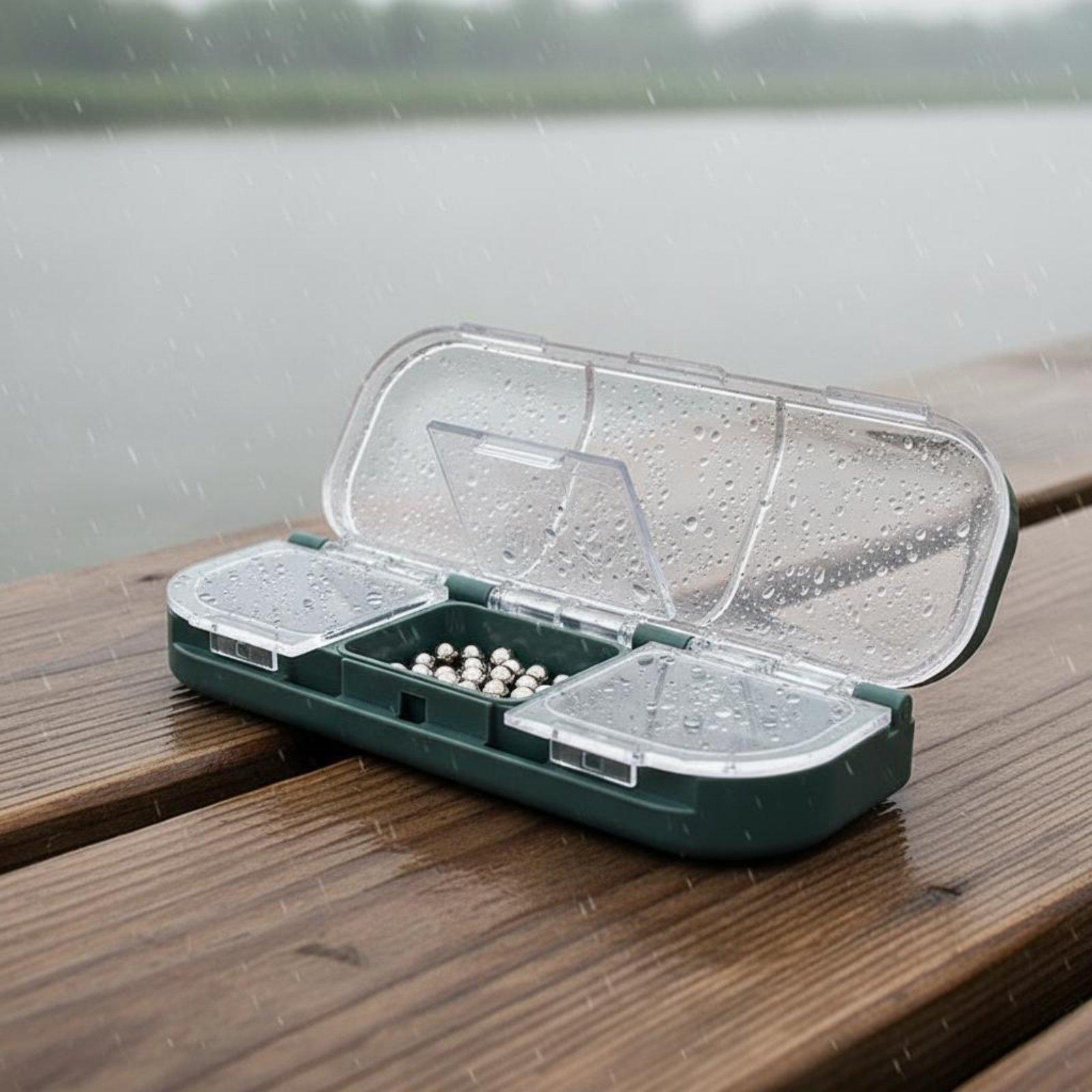 صندوق بلاستيكي مقاوم للماء لتن - مراجعة Fishing Lure Box وسعره